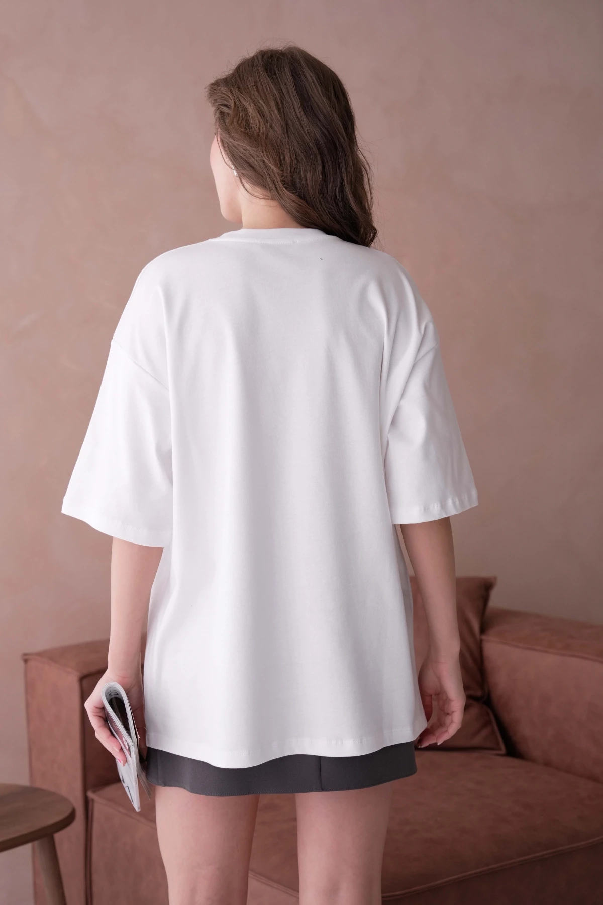 Taş İşlemeli Basic T-Shirt