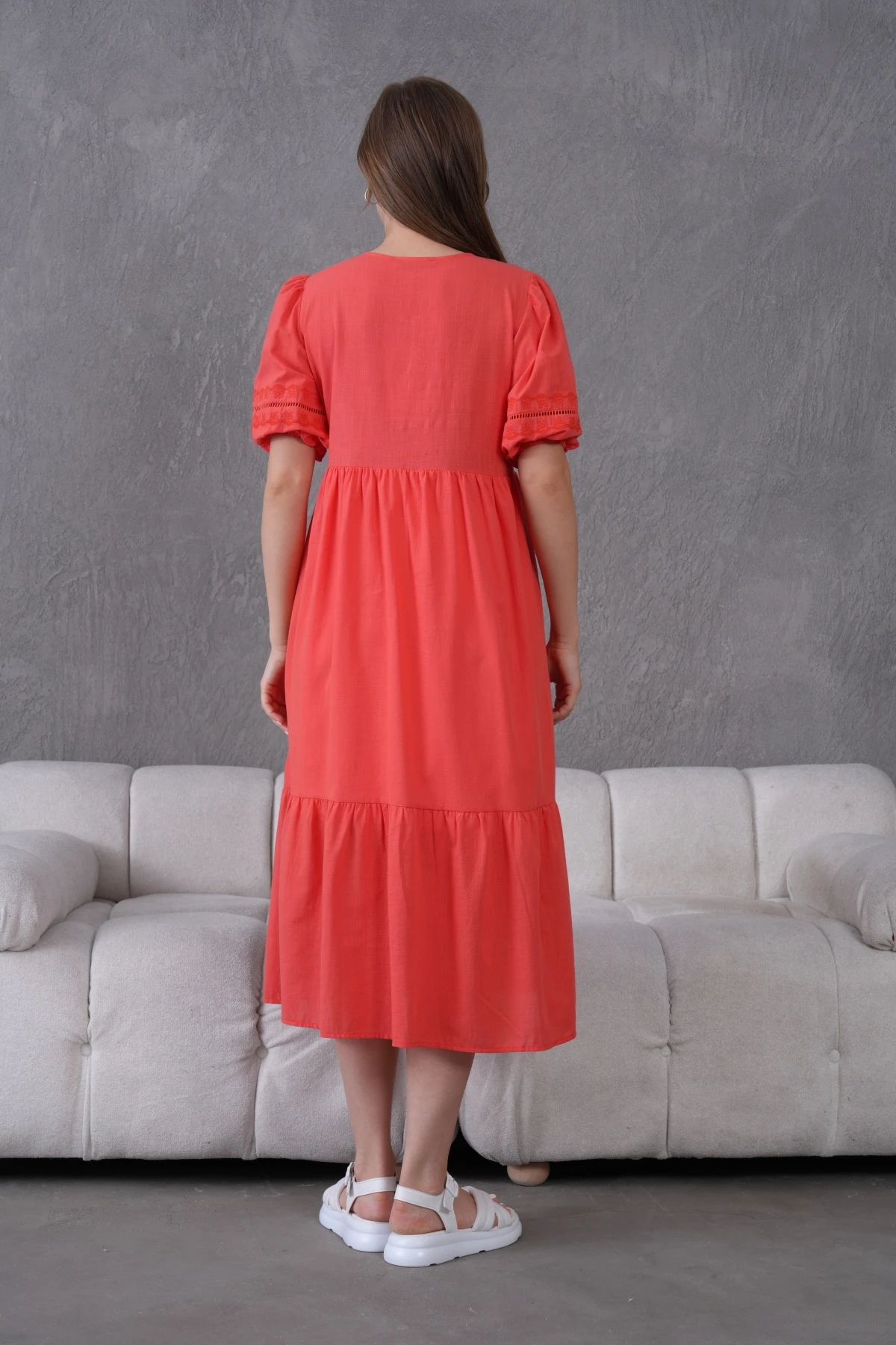 Astarlı Yazlık Rahat Elbise