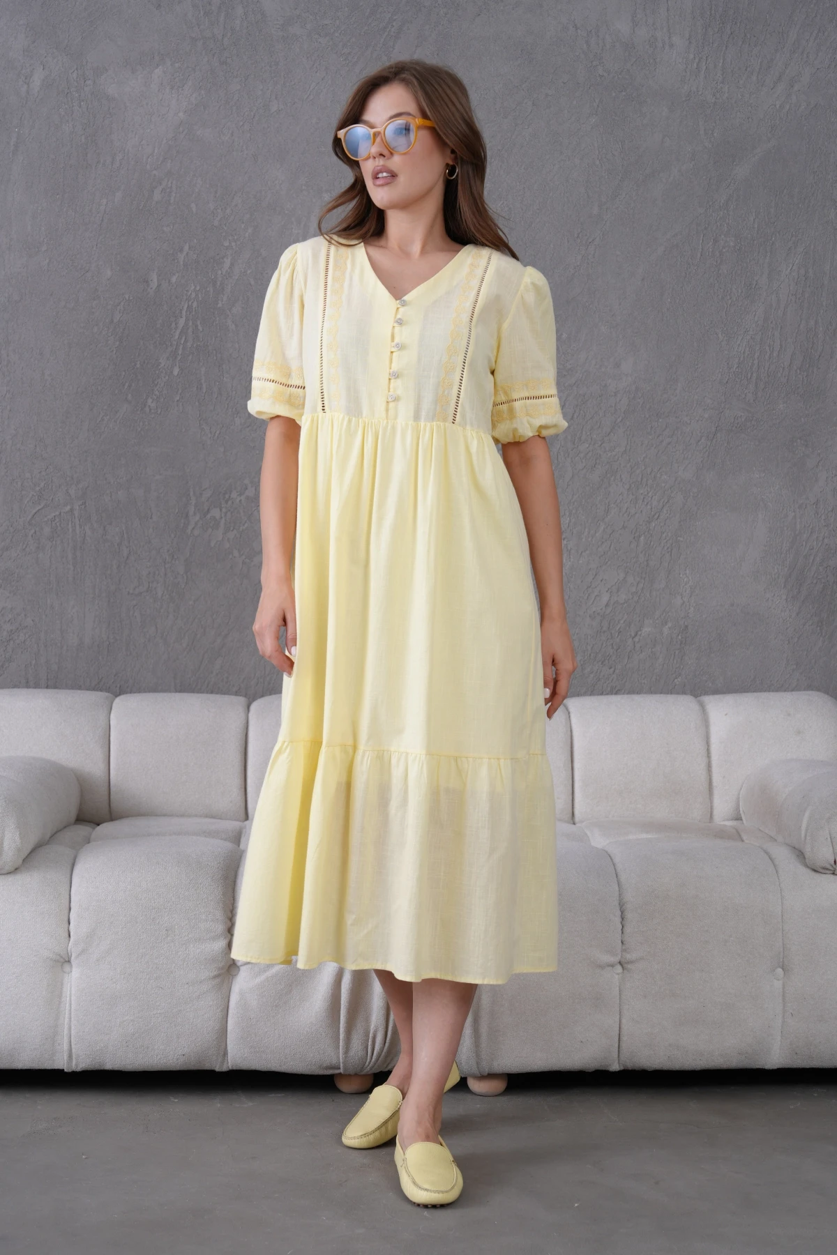 Astarlı Yazlık Rahat Elbise