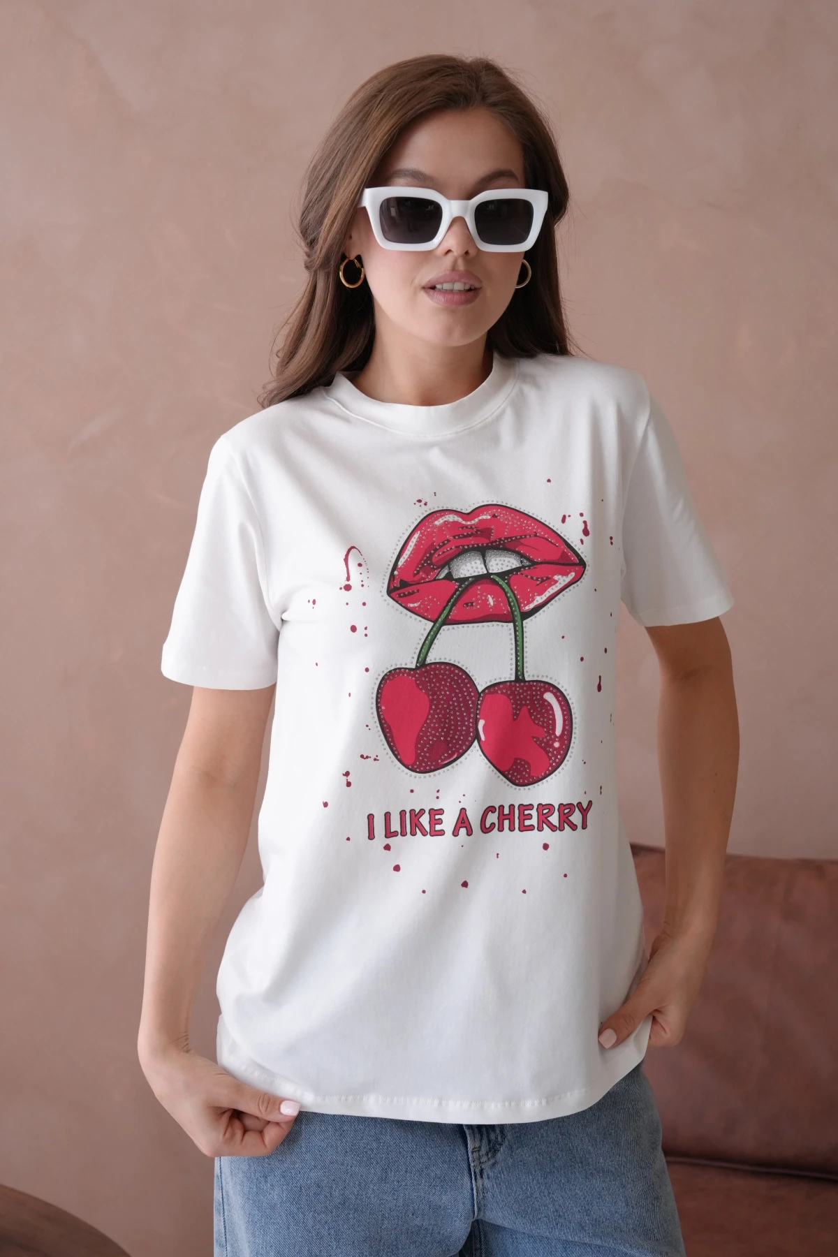 Baskılı Kısa Kol Basic T-Shirt