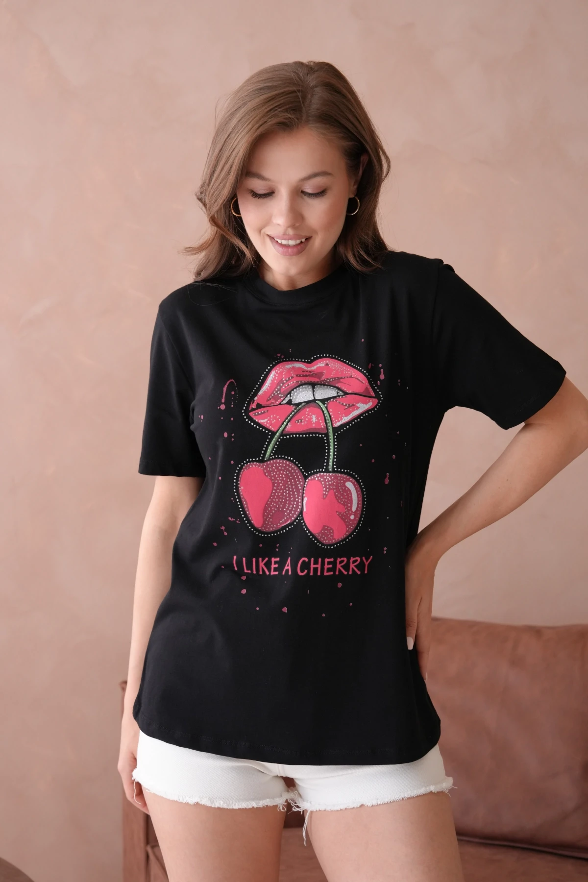 Baskılı Kısa Kol Basic T-Shirt