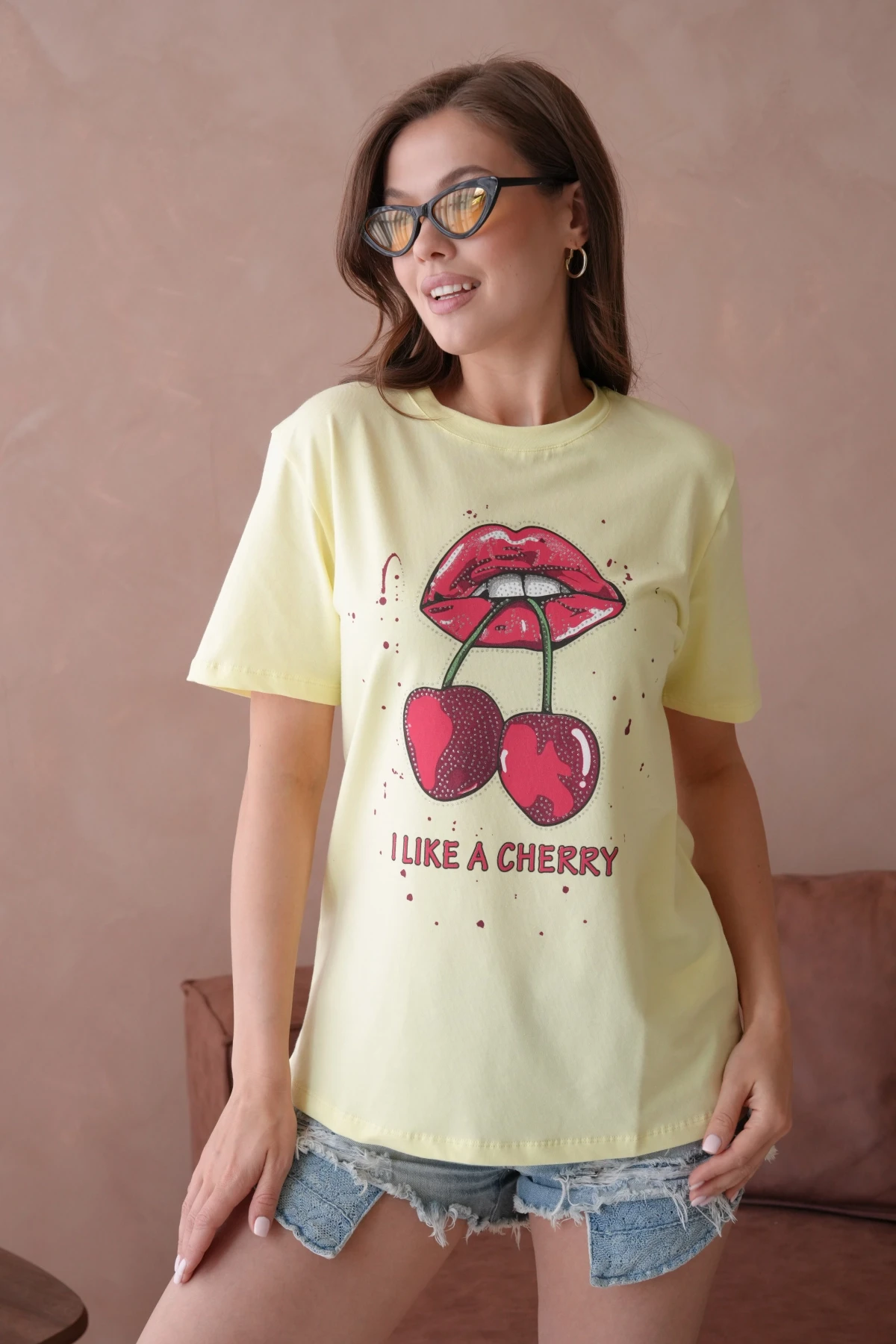 Baskılı Kısa Kol Basic T-Shirt