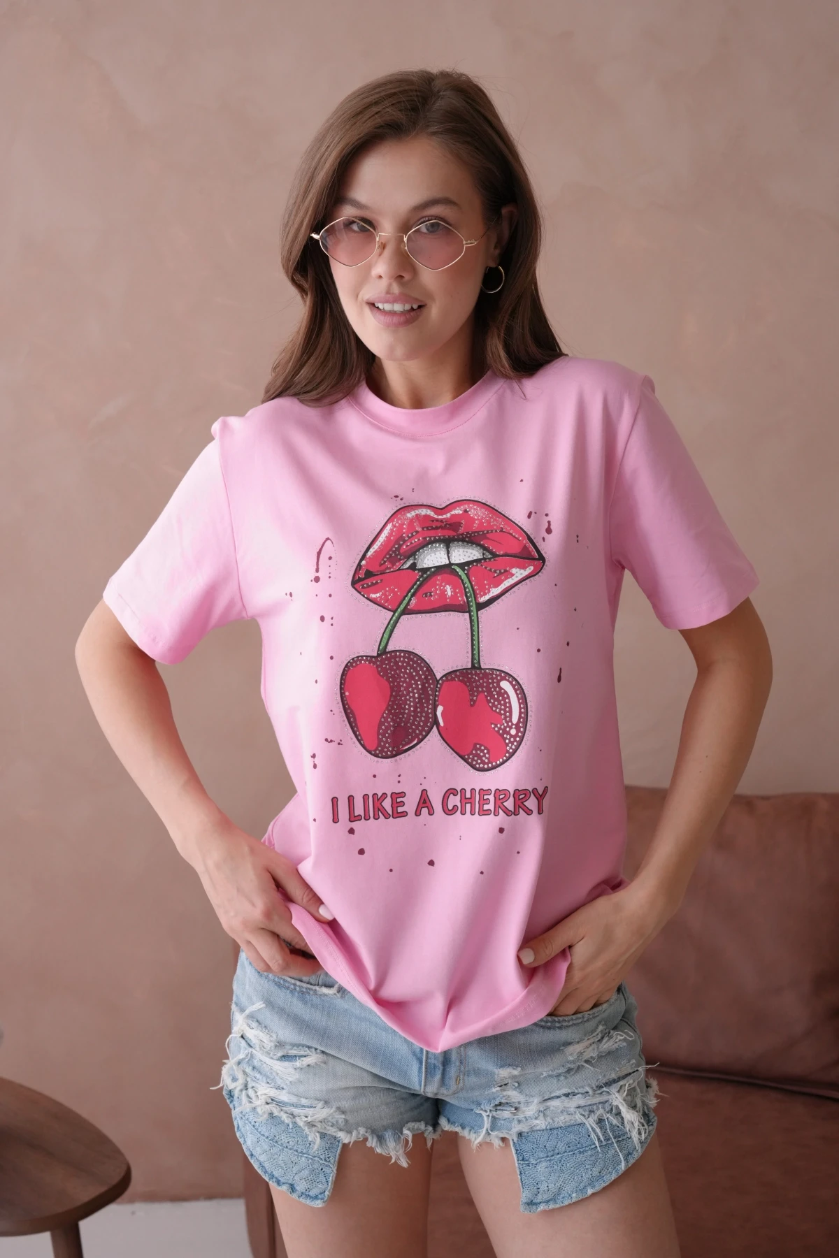 Baskılı Kısa Kol Basic T-Shirt