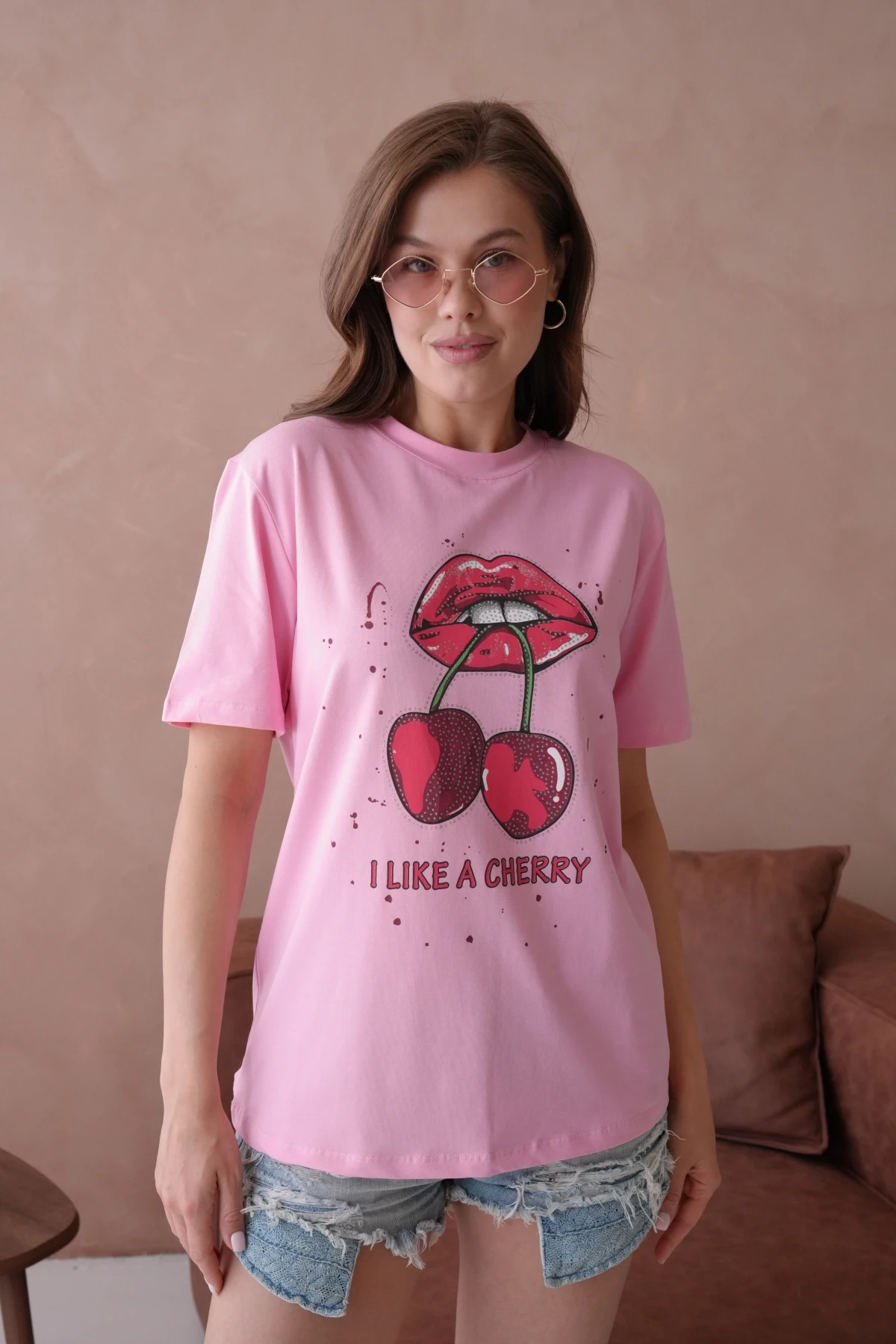 Baskılı Kısa Kol Basic T-Shirt