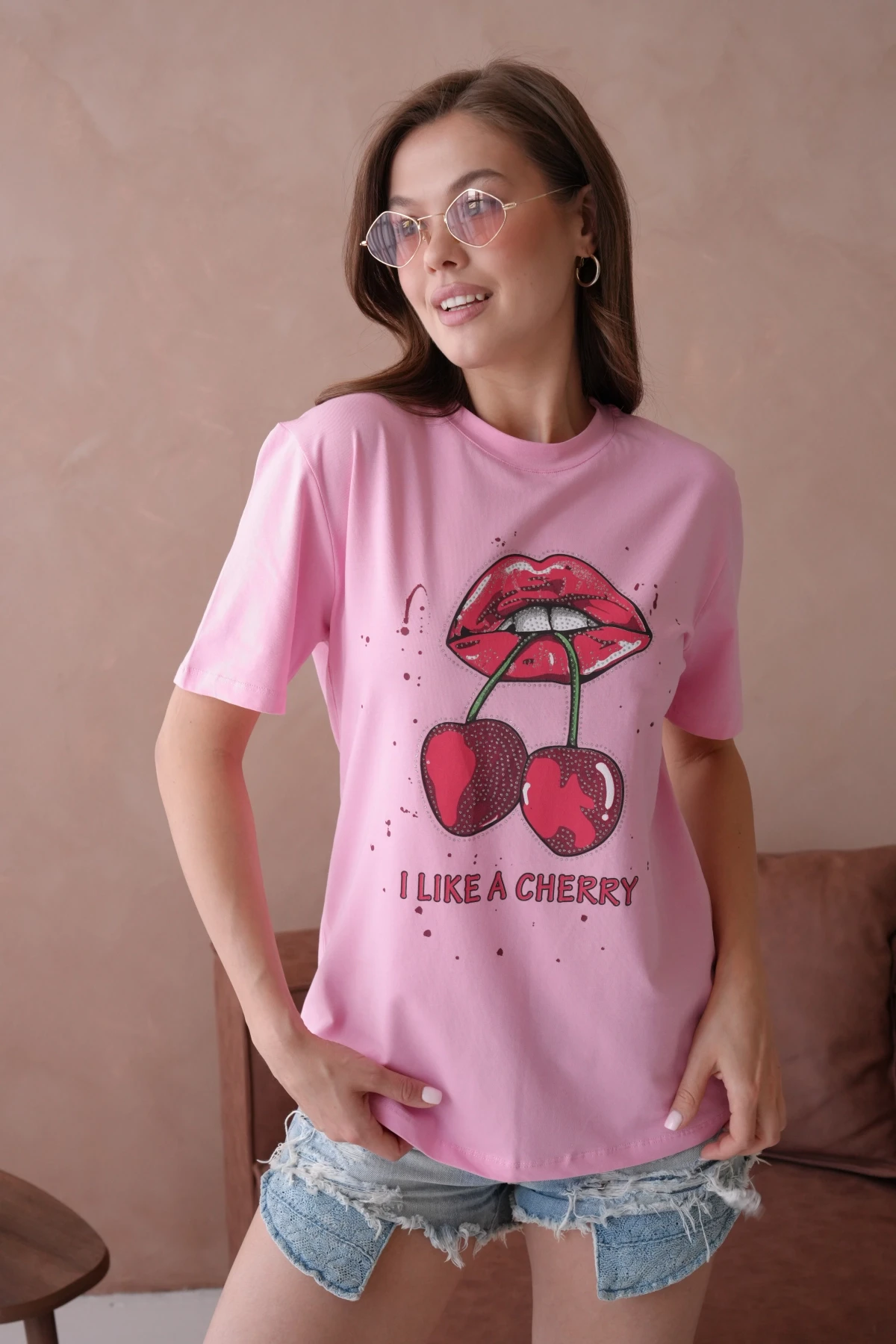 Baskılı Kısa Kol Basic T-Shirt