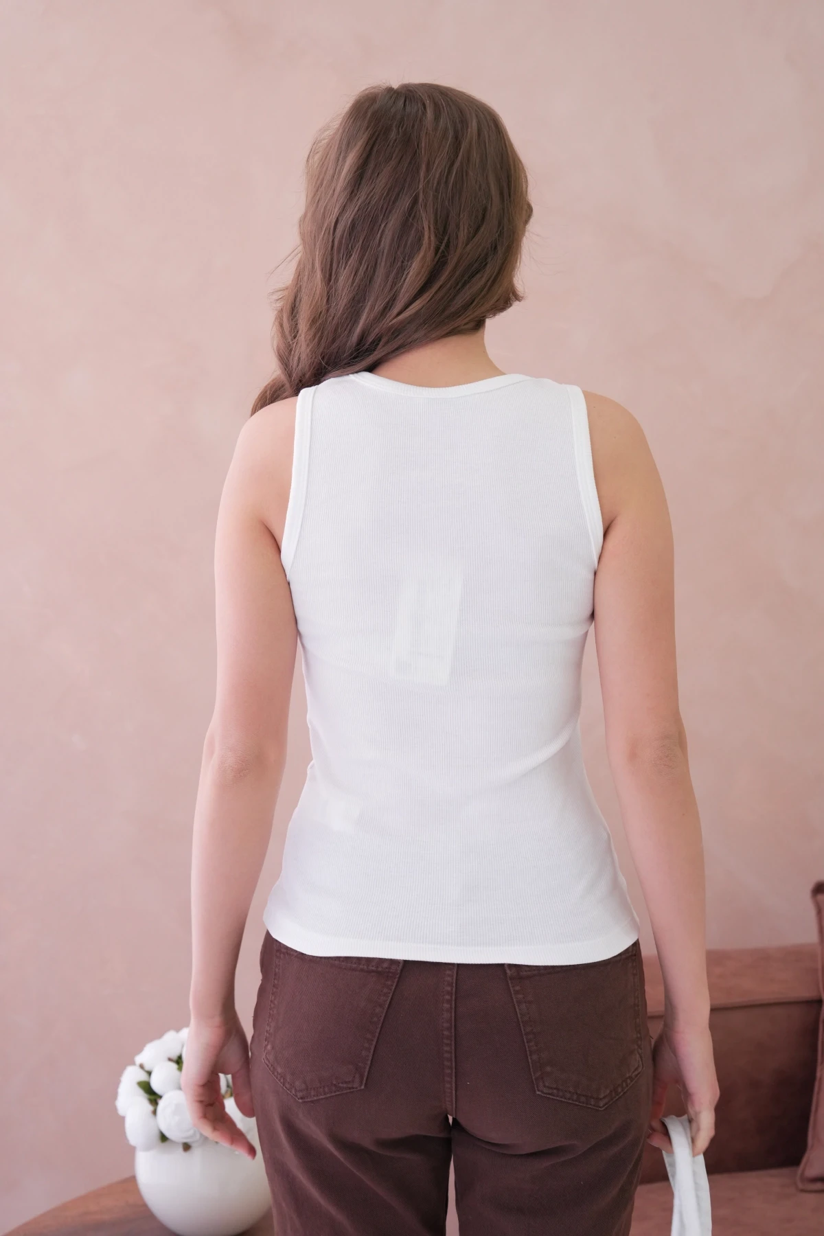 Aksesuar Detaylı Slim Fit Basic Atlet