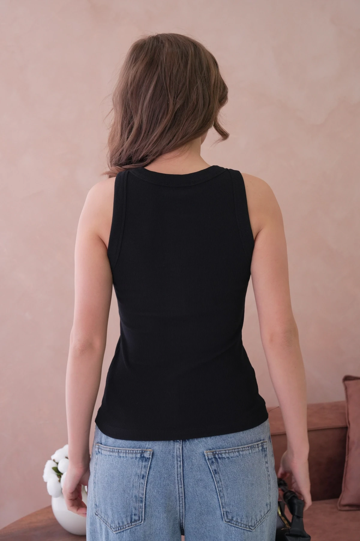 Önü Taş İşlemeli Slim Fit Basic Atlet