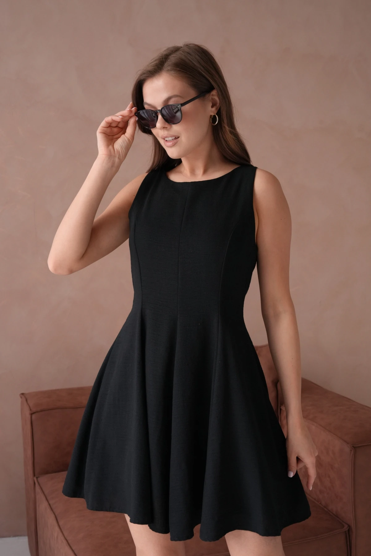 Siyah Yazlık Elbise