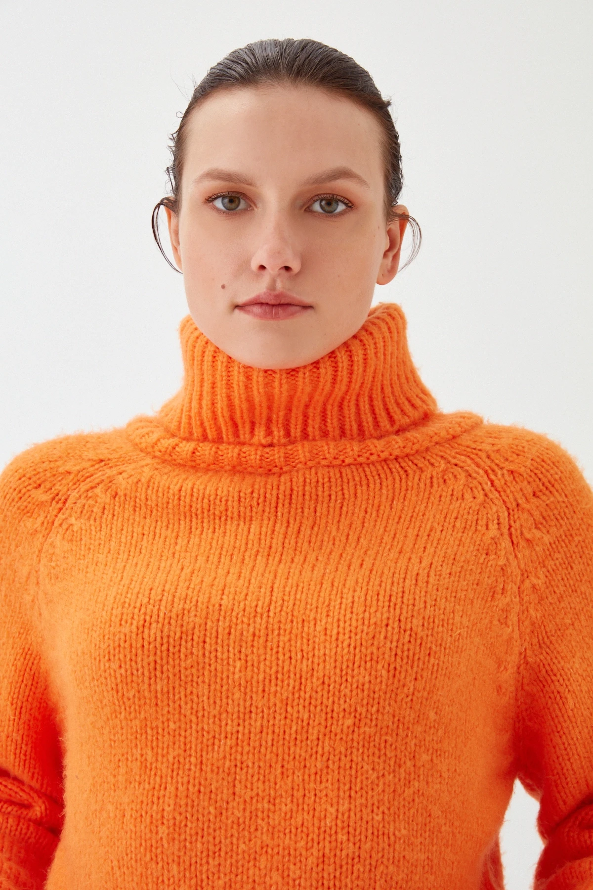 Kadın Balıkçı Yaka Kaşkorse Triko Kazak 223006