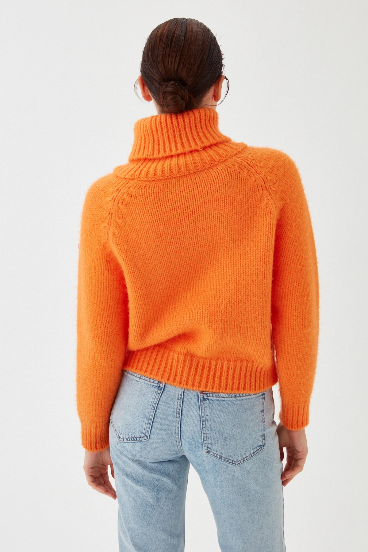 Kadın Balıkçı Yaka Kaşkorse Triko Kazak 223006