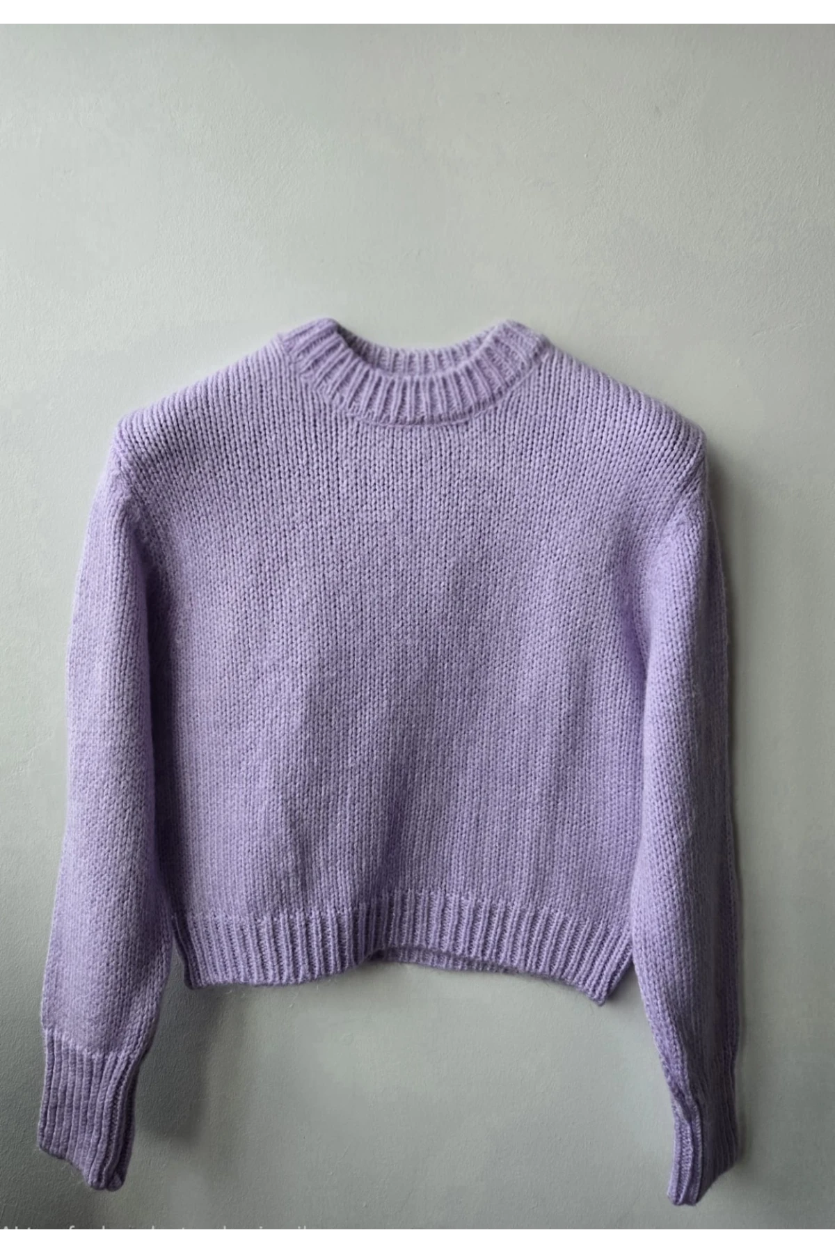 Kadın Bisiklet Yaka Selanik  Örgü Yumuşak Dokulu Triko Kazak 3014