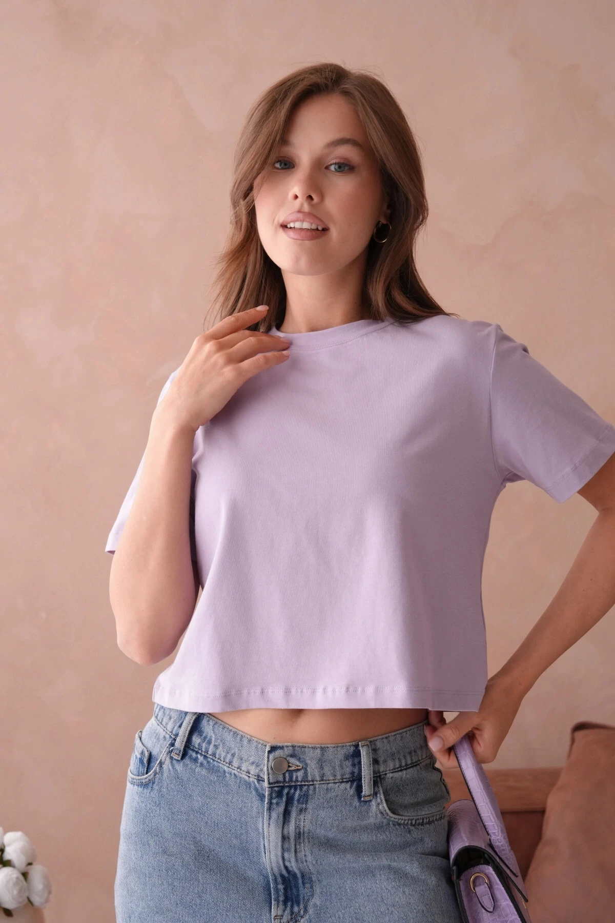 Kısa Kol Basic T-Shirt