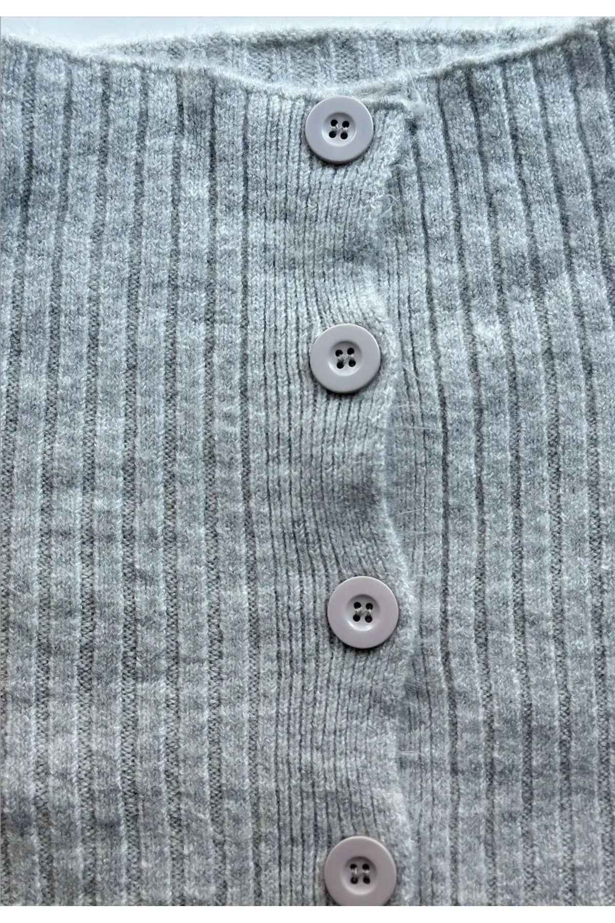 Basic Crop Yumuşak Dokulu Dik Yaka Triko Hırka AW25HI0004