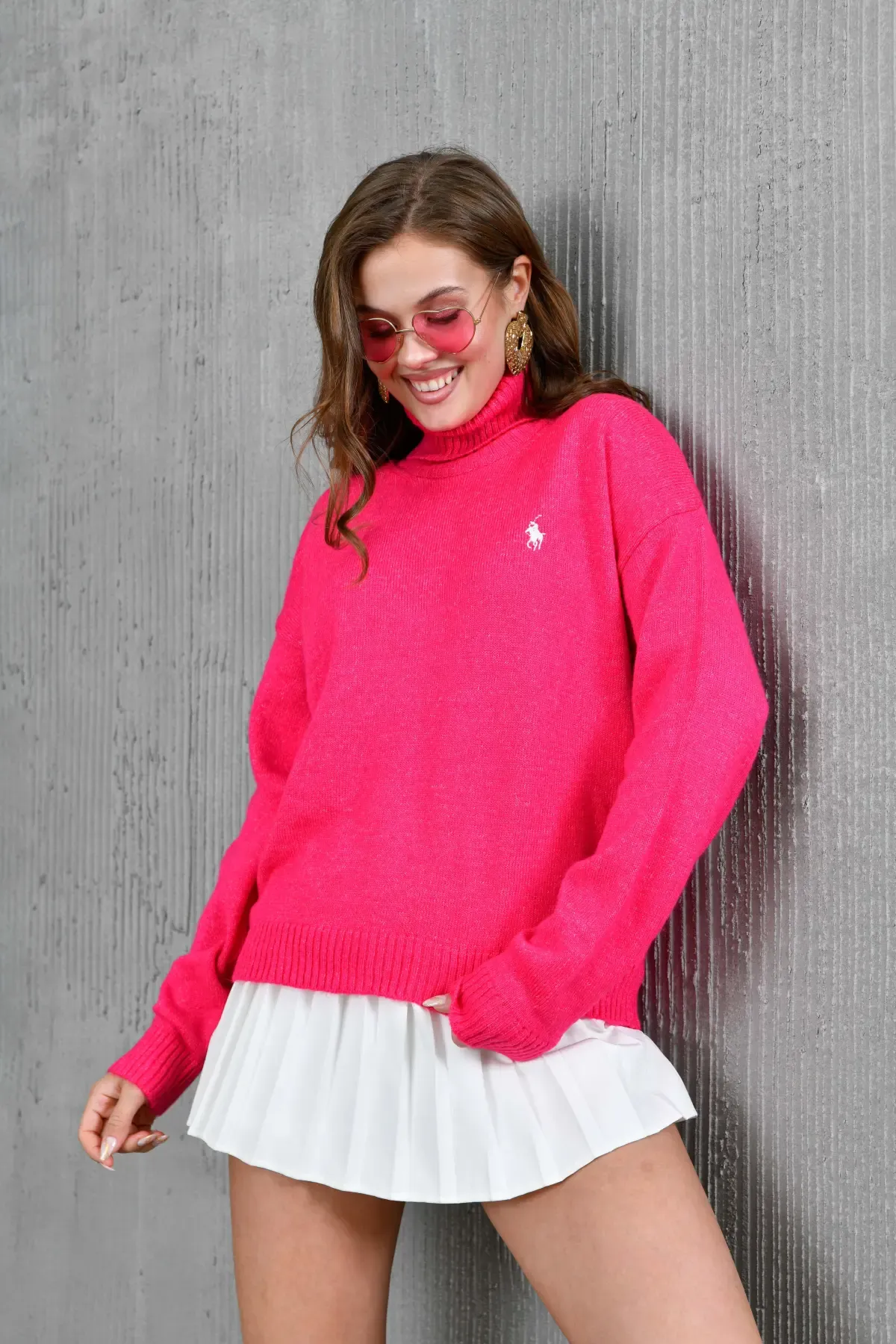 Kadın Balıçı Yaka Yumuşak Dokulu Basic Trko Kazak 227114Sw