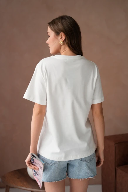 Aplikeli Basic T-Shirt