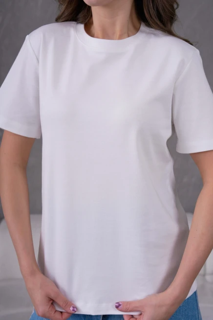 Bisiklet Yaka Basic T-Shirt