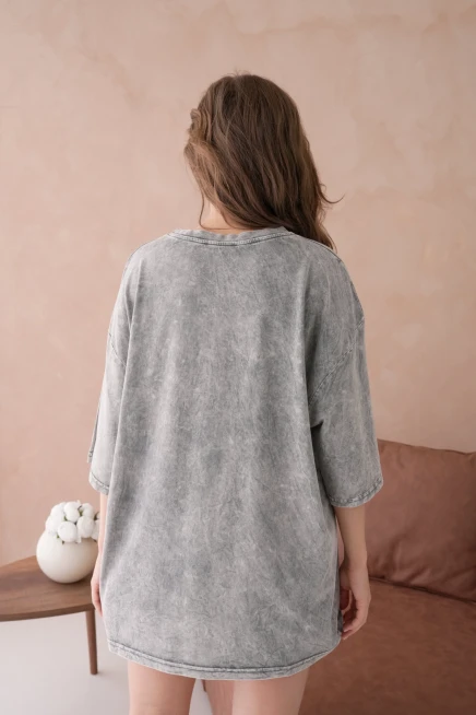 Baskılı Salaş Basic T-Shirt