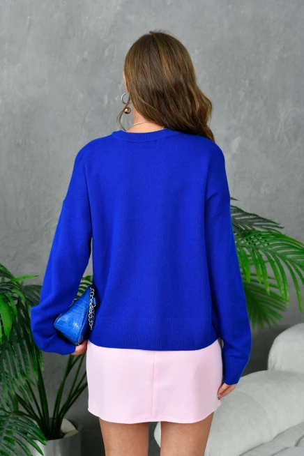 Kadın Bisiklet Yaka Corspan Triko Kazak