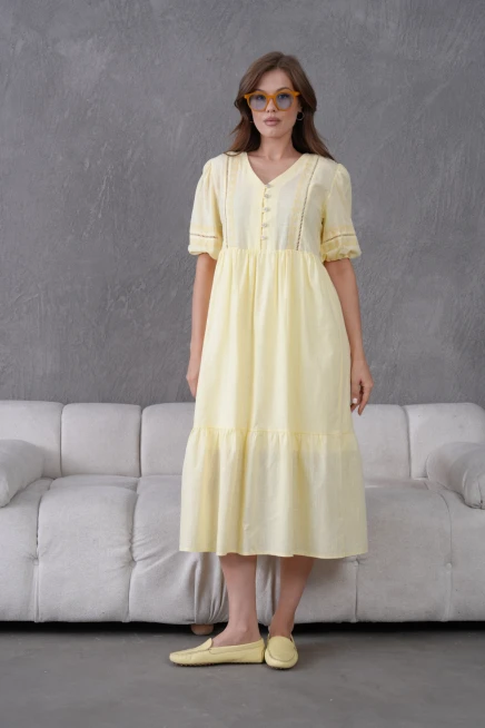 Astarlı Yazlık Rahat Elbise