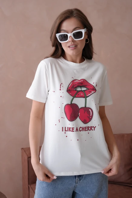 Baskılı Kısa Kol Basic T-Shirt