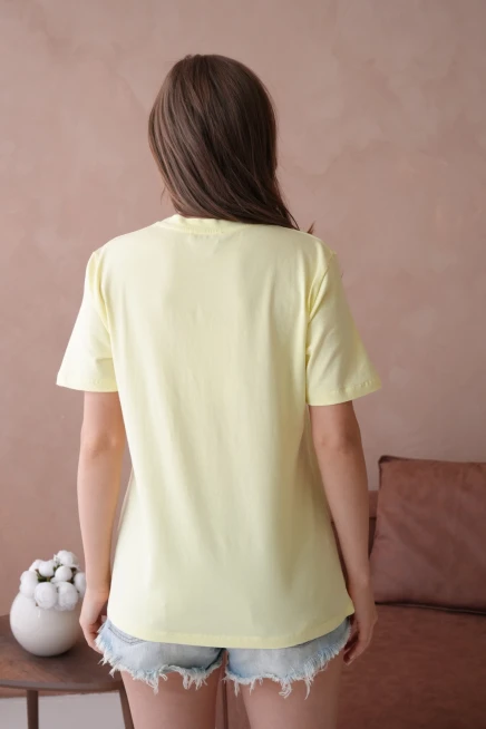 Baskılı Kısa Kol Basic T-Shirt