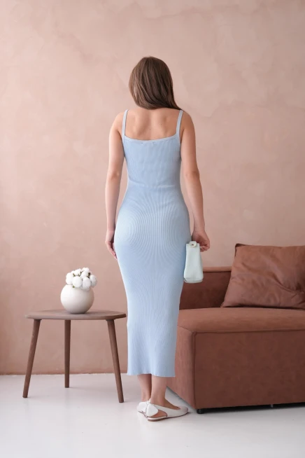 Kısa Kollu Maxi Elbise