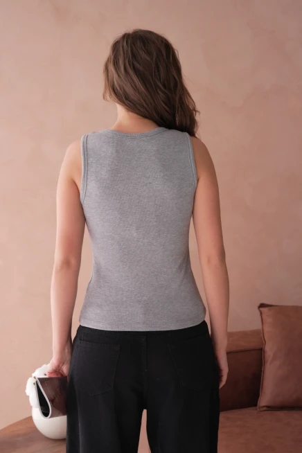 Aplikeli Slim Fit Basic Atlet