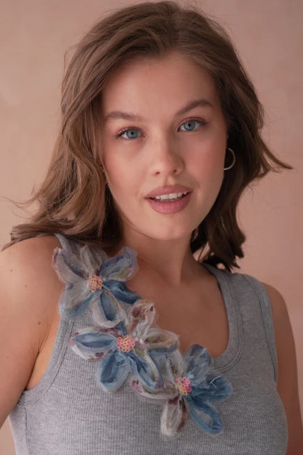 Aplikeli Slim Fit Basic Atlet