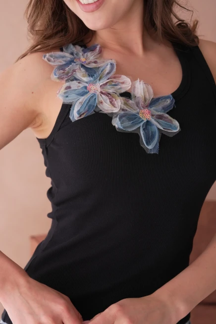 Aplikeli Slim Fit Basic Atlet