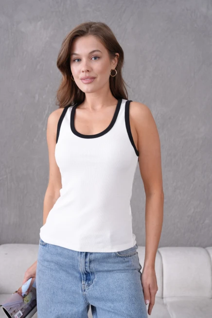 Slim Fit Kaşkorse Basic Atlet