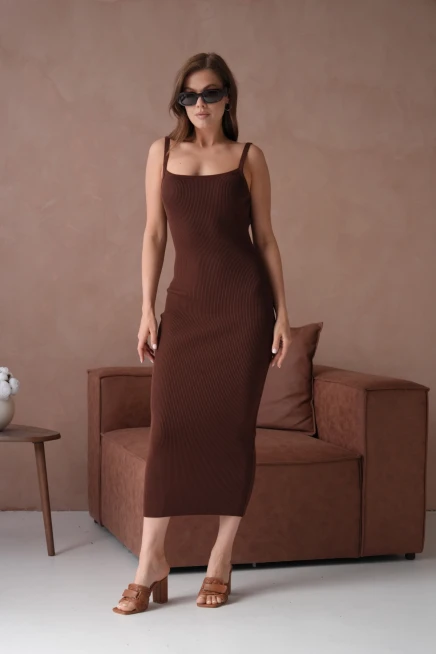 Kısa Kollu Maxi Elbise