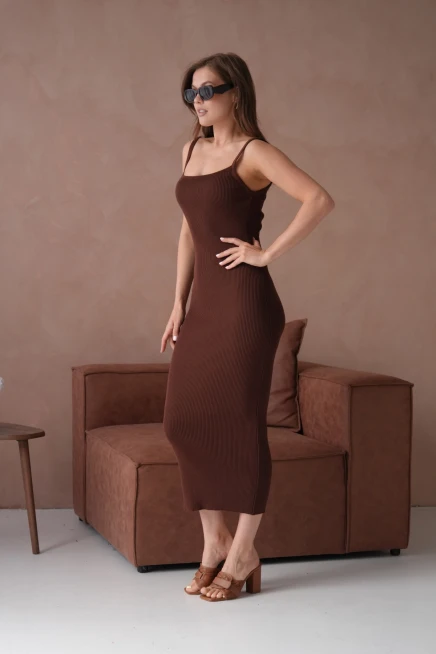 Kısa Kollu Maxi Elbise