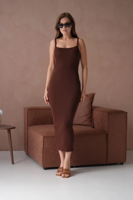 Kısa Kollu Maxi Elbise