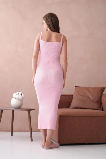 Kısa Kollu Maxi Elbise