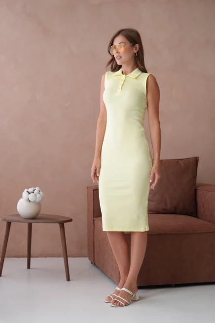 Polo Yaka Yazlık Elbise