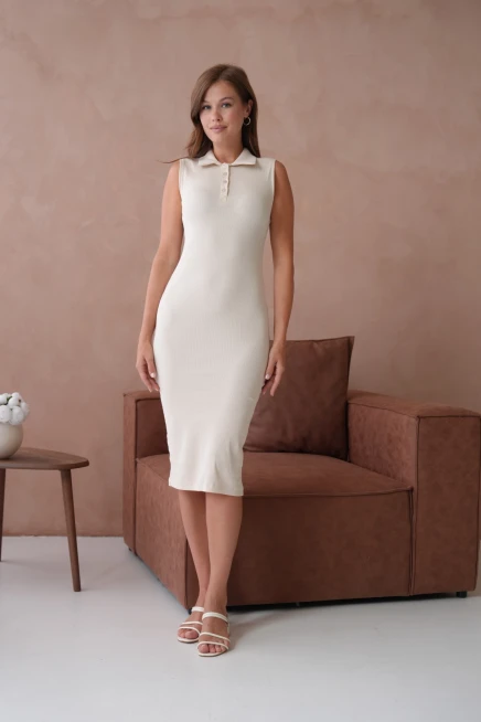 Polo Yaka Yazlık Elbise