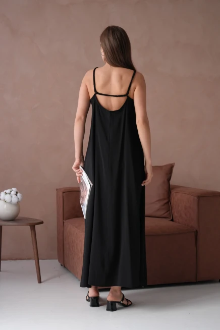 Siyah Yazlık Elbise