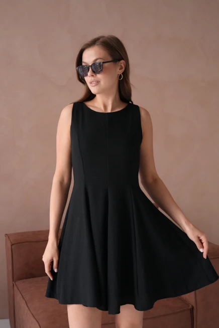 Siyah Yazlık Elbise