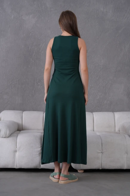 Kolsuz Yazlık Örme Elbise