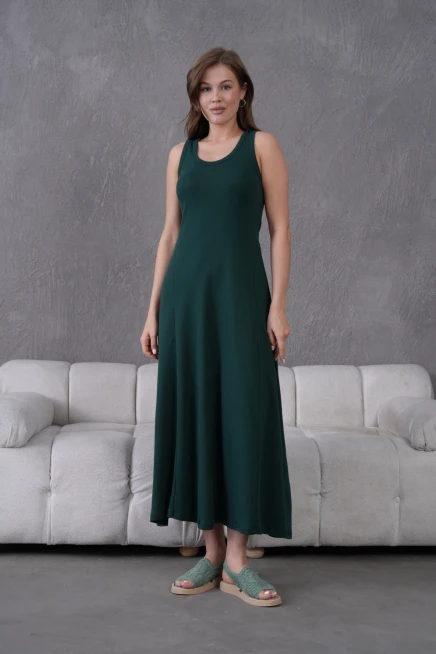 Kolsuz Yazlık Örme Elbise