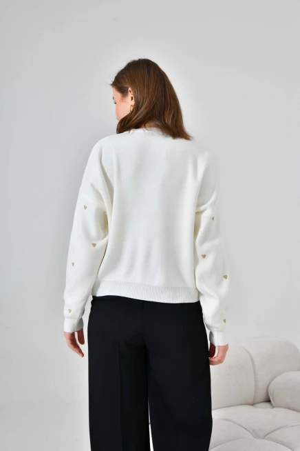 Geniş Kalıp Yumuşak Dokulu Basic Triko Kazak