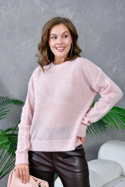 Kadın Bisiklet Yaka Triko Kazak